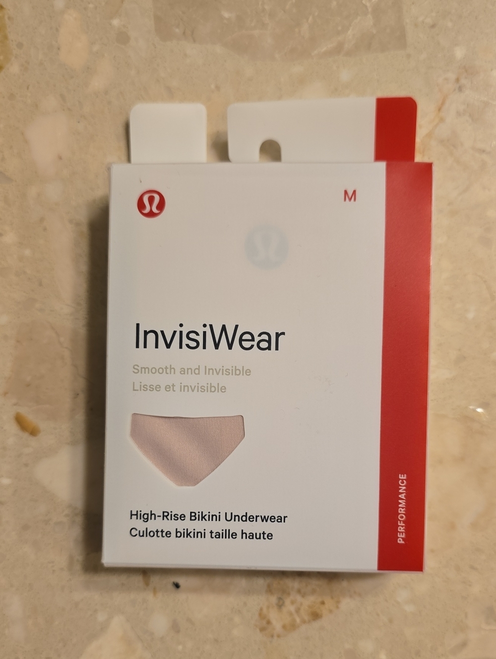 lululemon athletica InvisiWear High-Rise Bikini Underwear — Nude Pink